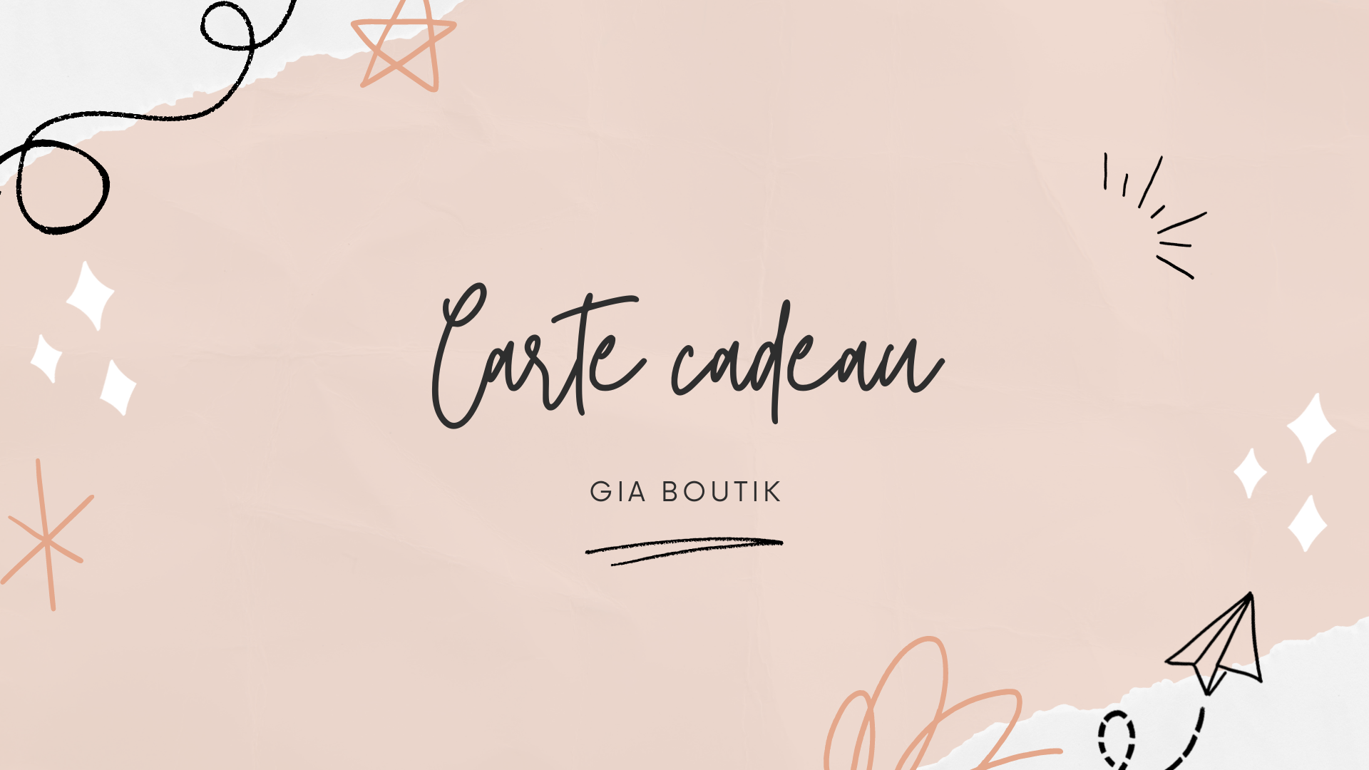 Carte-cadeau Gia Boutik